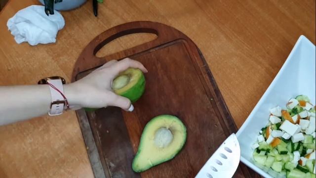 Салат "Зелёный"! Польза, легкость, всем рекомендую!???
