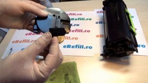 Refill Lexmark MX317DN MX417DE MX517DE (Refill and change chip Lexmark MX317 / MX417)