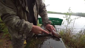 Поездка в лес на 7 дней.Рыбалка на таёжном озере.Живем с Батей на кордоне.Часть 2