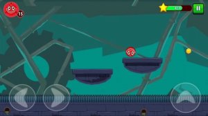 Новый КРАСНЫЙ ШАРИК младший против ЧЕРНЫХ КВАДРАТОВ. ФИНАЛ 2. Мультик ИГРА Red Ball 7 Adventure