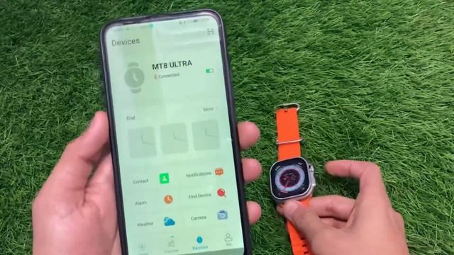 How to Connect MT8 Ultra Smartwatch to Phone || MT8 Ultra || MaituFit смотреть онлайн