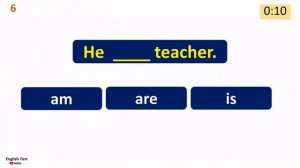 verb to be (am is are) Exercises for Kids