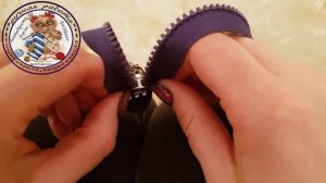 КАК вставить быстро бегунок в молнию?