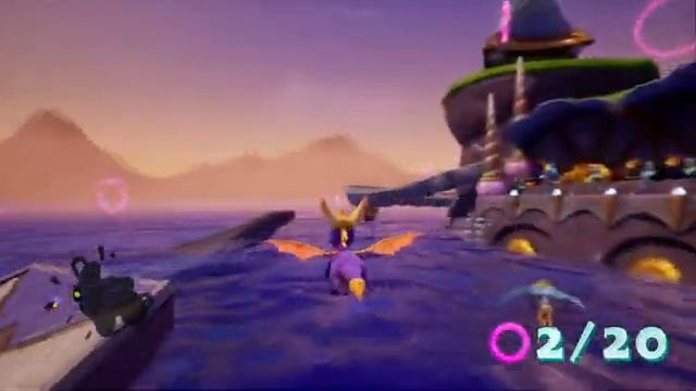 Spyro 2 Ripto's Rage (Reignited) 100% Guide OCEAN SPEEDWAY (ALL GEMS, ORBS...) смотреть онлайн