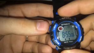 S-SPORT WATCH SYNOKE WATER RESIST часы наручные спортивные