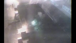 Момент возгорания крыши ИК 8  в Челябинске