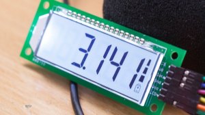 Сегментный ЖК-модуль с контроллером HT1621