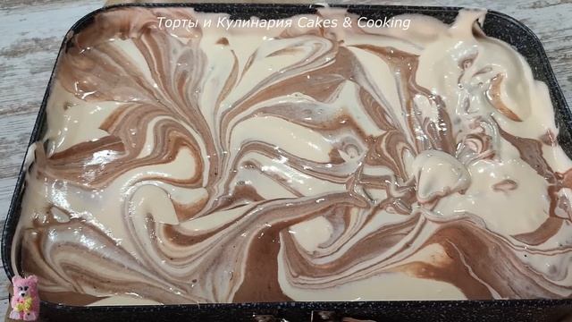 Вкуснее торта! Мраморный Шифоновый пирог с малиной! Тает во рту! Быстро и вкусно! Chocolate cake смотреть онлайн