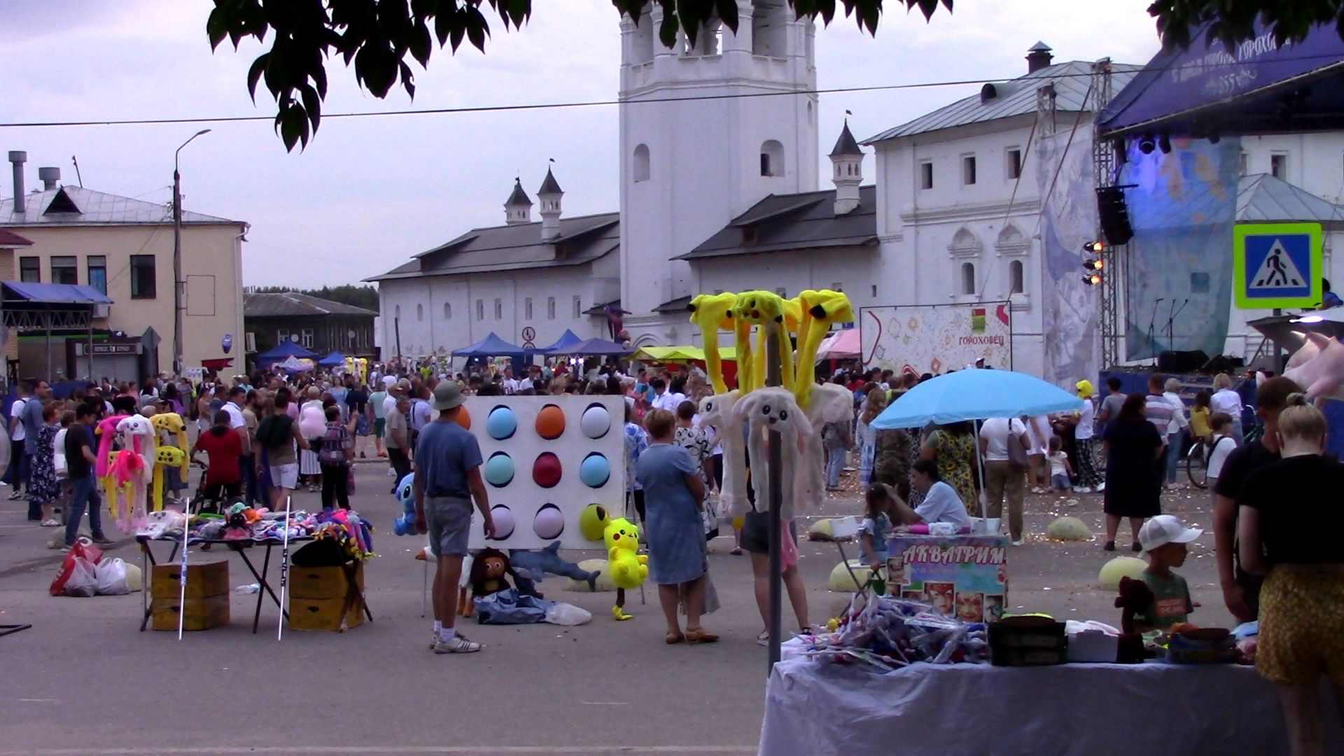 Гороховец в праздник День города. Съемка 29.07.2023