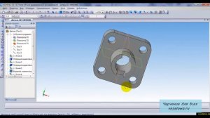 Видеоуроки Компас 3d. 14  Сложный ломаный разрез