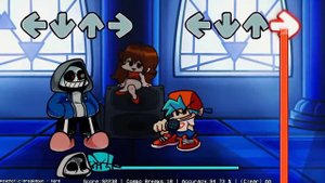 реп-батл даст санс фнф геноцид