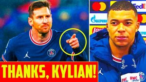 MBAPPE' ACT FOR MESSI IMPRESSED THE FOOTBALL WORLD! THAT'S WHAT KYLIAN DID!