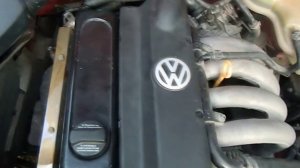 Работа двигателя Passat B5 1,6 AHL