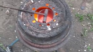 Самодельный горн и тигель для плавки алюминия и ковки метала