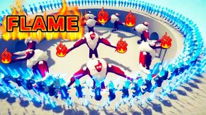 ATTACK FROM ALL DIRECTIONS vs FIRE GIANT | TABS - Totally Accurate Battle Simulator