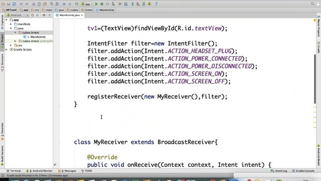 BroadcastReceiver in Android смотреть онлайн