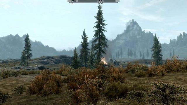 Skyrim Ultra Graphics test HD 7950 смотреть онлайн
