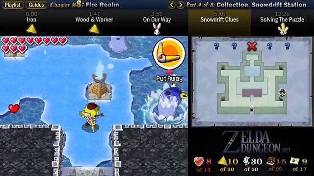 Legend of Zelda Spirit Tracks Walkthrough 08 (4/8) "Collection: Snowdrift Station" смотреть онлайн