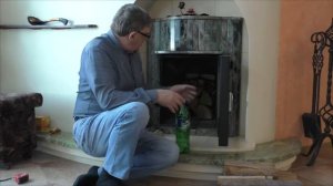 Правильная протопка печи Ферингер. Баня с одной кладки дров!