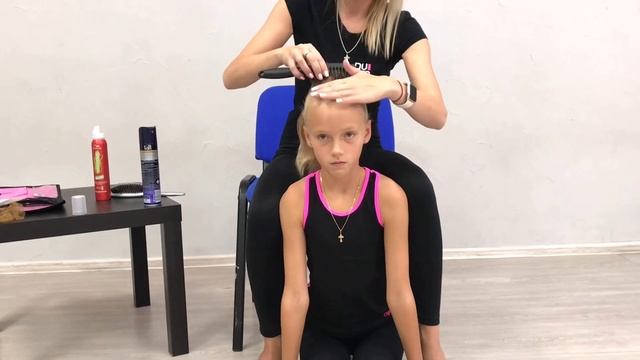Как сделать гимнастический пучок для выступления?! смотреть онлайн