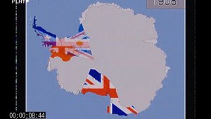 Antarctica flag map 2017 vs 1940 vs 1908 vs 1817