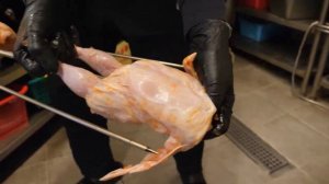 Популярная коллекция уличной еды на корейском рынке