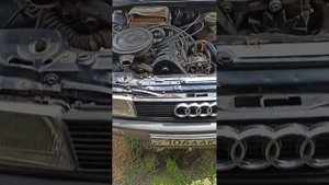 audi 80 b3 замена и установка переднего бампера с противотуманками!