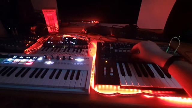 Вечерний джем. Arturia MicroFreak, Minibrute 2 и Keystep Pro смотреть онлайн