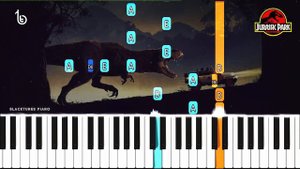 Jurassic Park Theme Violin Notes | Jurassic Park Piano Notes Easy  |  Blacktunes