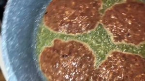 Оладьи из говяжьей  Печенки. Очень сытно и вкусно.