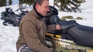 BRP LYNX XTRIM COMMANDER 2017 & BRP LYNX 69 RANGER 800 ARMY LIMITED 2017 краткий обзор из Шерегеша!