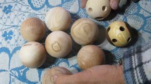 ДЕРЕВЯННЫЕ ШАРЫ.РЕШЕНИЕ ПРОБЛЕМЫ УВОДА СВЕРЛА