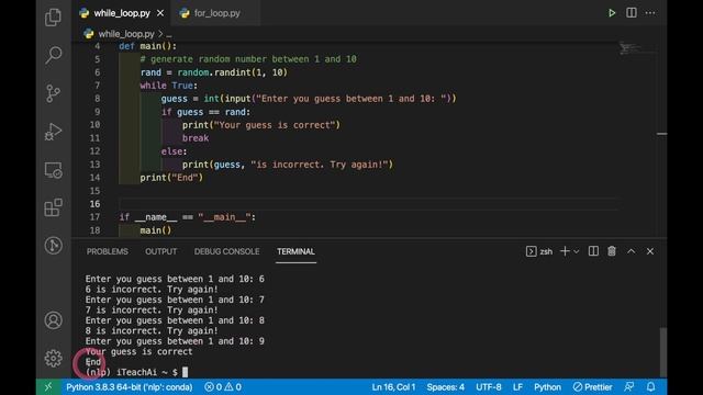 Introduction to while-for loop in Python Beginners