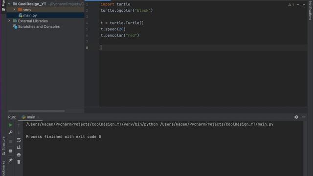Red Spiral Awesome and Simple Python Project | Turtle Graphics Follow Along