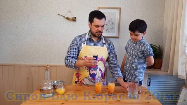 Готовим Детский коктейль Радуга, праздничный и интересный, Rainbow is a simple children's cocktail