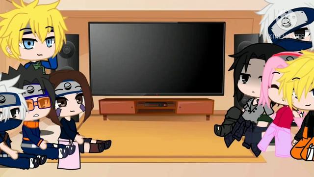 реакция команды Какаши и Минато на тик тик Gacha Club смотреть онлайн