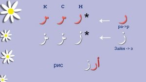 Арабский алфавит. Транскрипция букв в описании ?