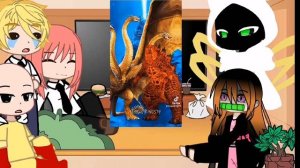 anime react to godzilla) ? ? ¦moonvibex¦ gacha react