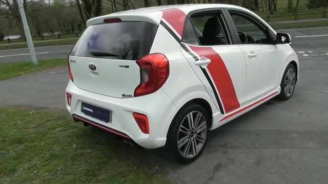 Kia PICANTO 1.0 GT LINE 5DR finished in Clear White ,video walkaround ! смотреть онлайн