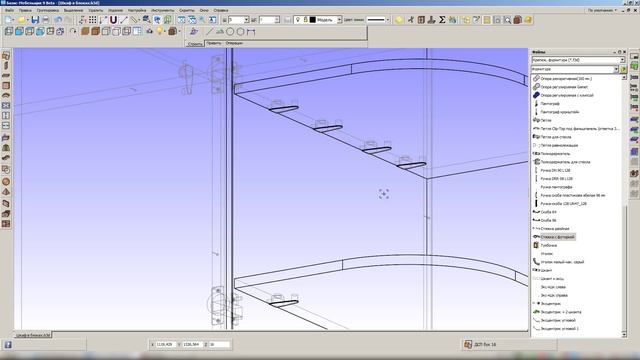Замена и установка крепежа/фурнитуры из Обозревателя файлов в БАЗИС-Мебельщик смотреть онлайн