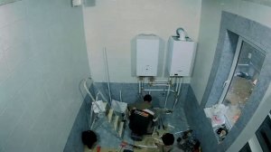Быстрый монтаж котельной в частном доме.