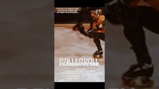 ROLLERBALL 1975 - Moving Movie Poster  (Tribute to James Caan)