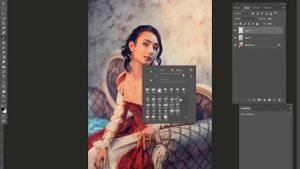 Накладываем текстуру на фото с помощью инструмента Кисть в Photoshop