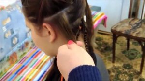 Завивка волос на трубочки для коктейля