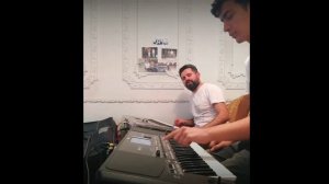 "Qoşa çinarlar" toy mahnısı - sintezator duet ifa