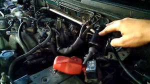 mitsubishi shogun. 6g74. просто сеточка засорилась. доп фильтр