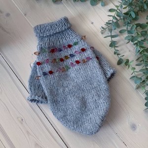 Свитер для собаки спицами