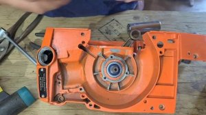 Husqvarna 268xp Crank seal replacement.