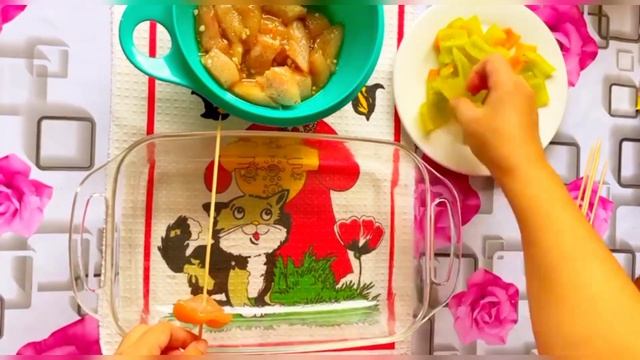 СУПЕР СОЧНЫЕ Куриные Шашлычки в Духовке #быстроивкусно #шашлыкизкурицы #шашлыквдуховке #филекурицы