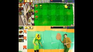 PLANTS VS. ZOMBIES WITH ZERO BUDGET! (FUNNY PvZ VIDEO GAME PARODY BY LANKYBOX!)